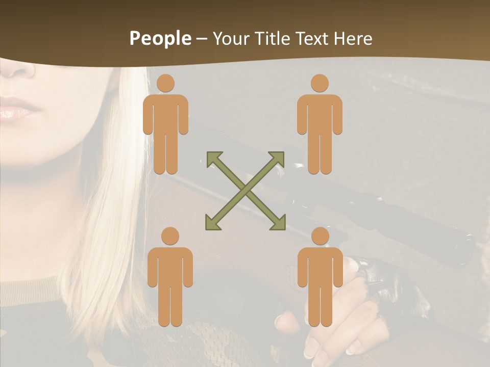 Gun American Conflict PowerPoint Template