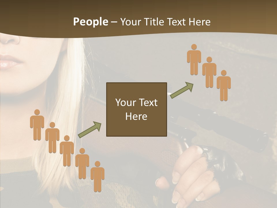 Gun American Conflict PowerPoint Template