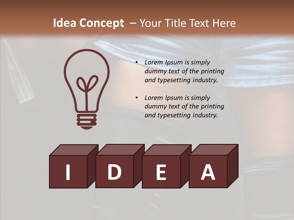 Sensuality Dark Sensual PowerPoint Template