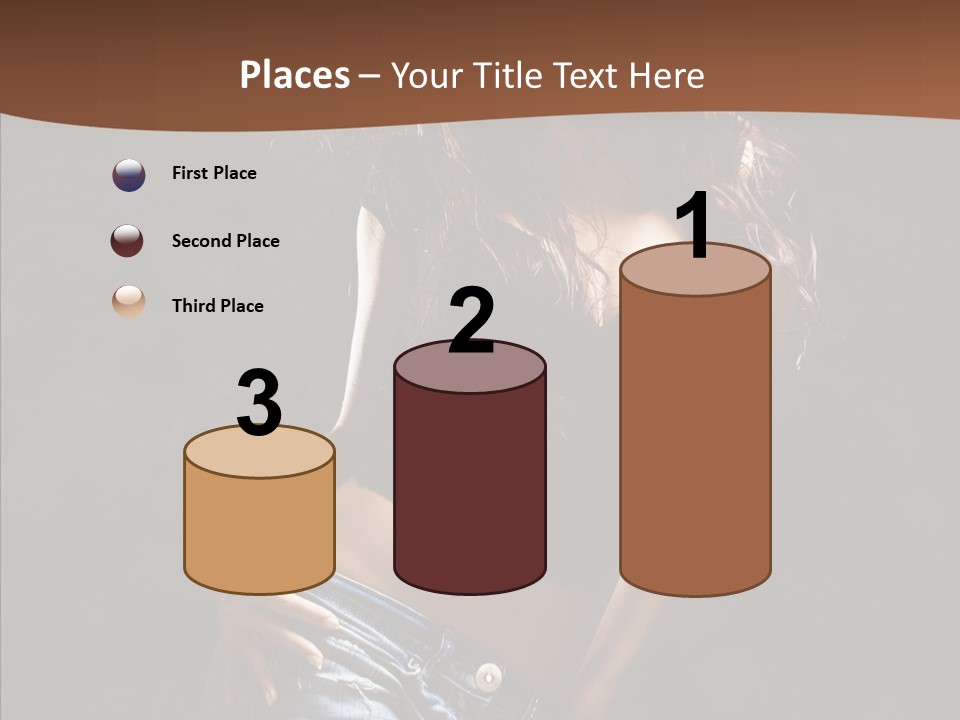 Sensuality Sexy Pose PowerPoint Template