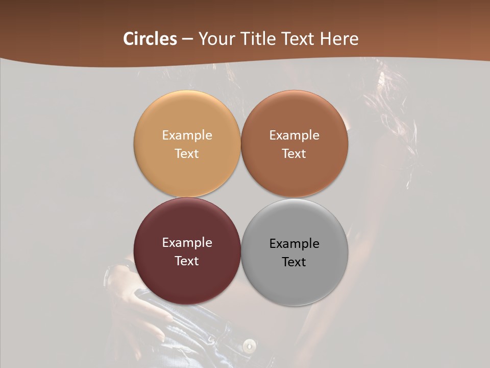 Sensuality Sexy Pose PowerPoint Template