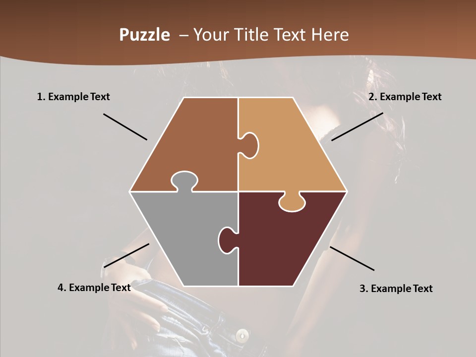 Sensuality Sexy Pose PowerPoint Template