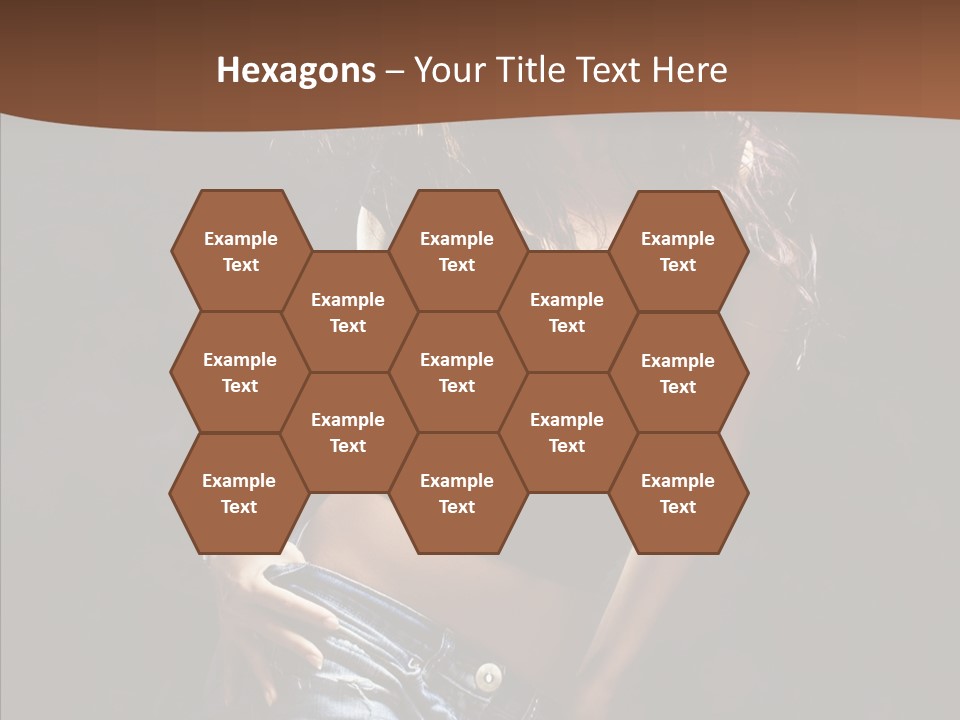 Sensuality Sexy Pose PowerPoint Template