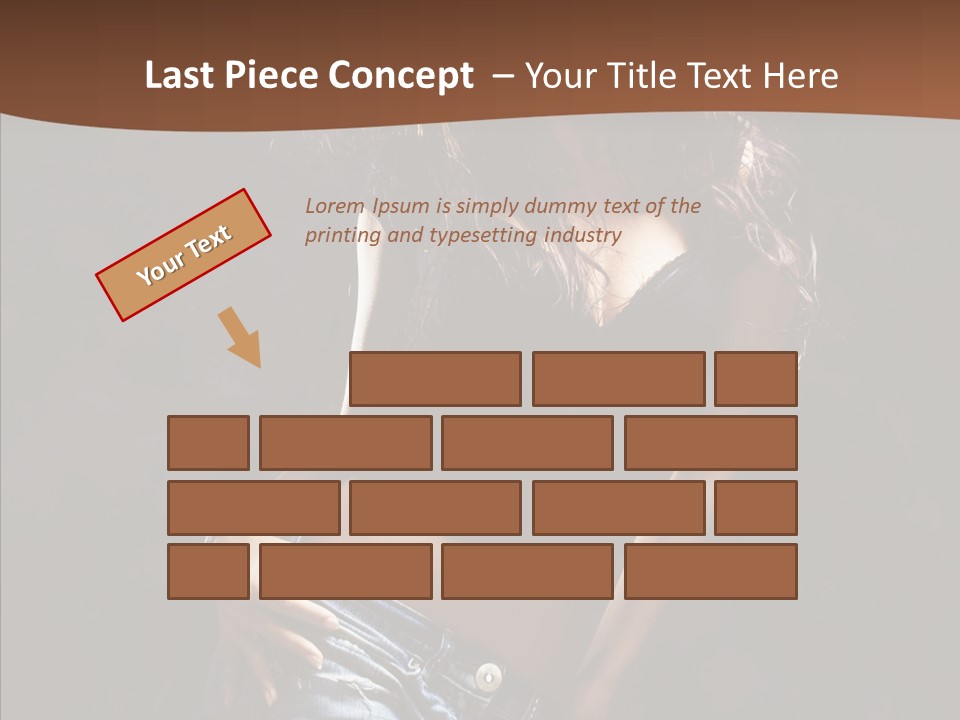 Sensuality Sexy Pose PowerPoint Template