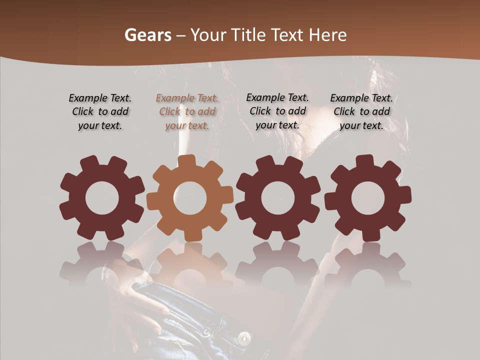 Sensuality Sexy Pose PowerPoint Template