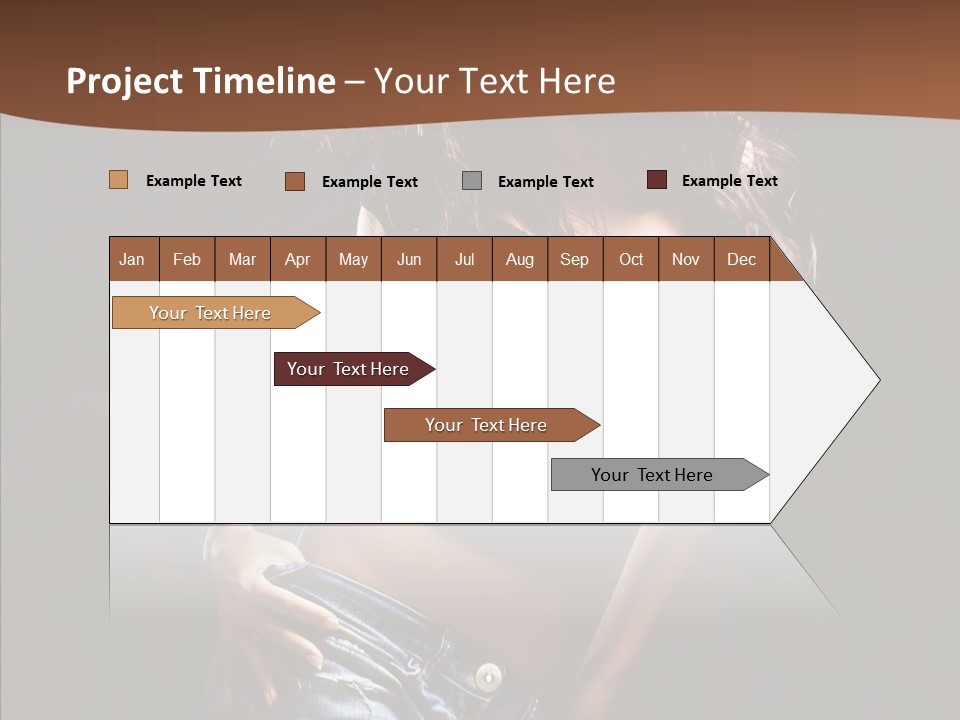 Sensuality Sexy Pose PowerPoint Template