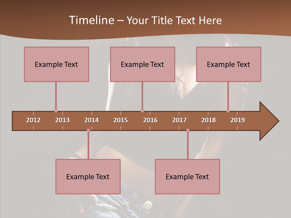 Sensuality Sexy Pose PowerPoint Template