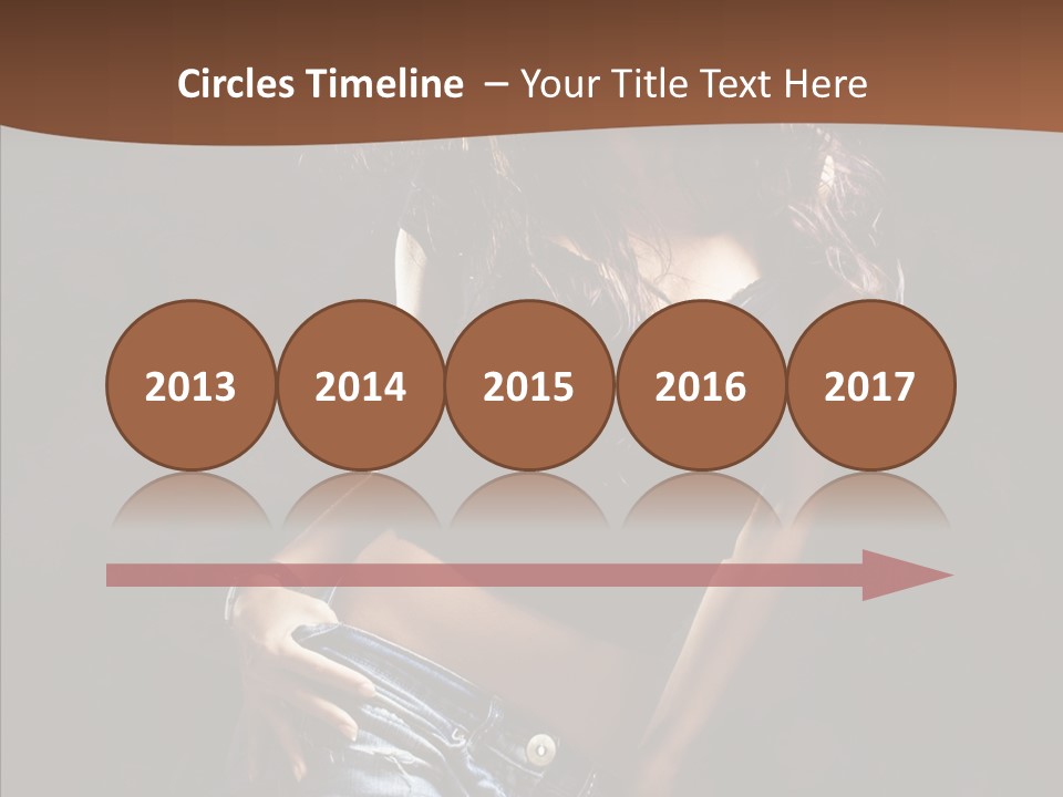 Sensuality Sexy Pose PowerPoint Template