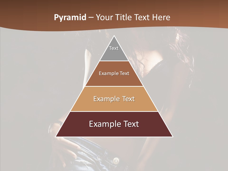 Sensuality Sexy Pose PowerPoint Template