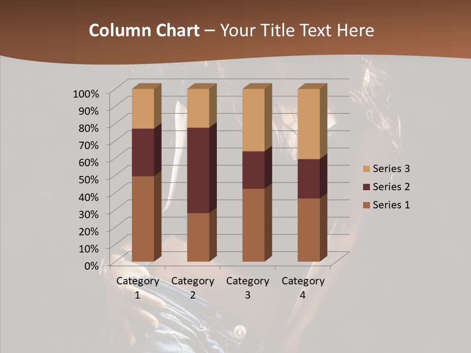 Sensuality Sexy Pose PowerPoint Template