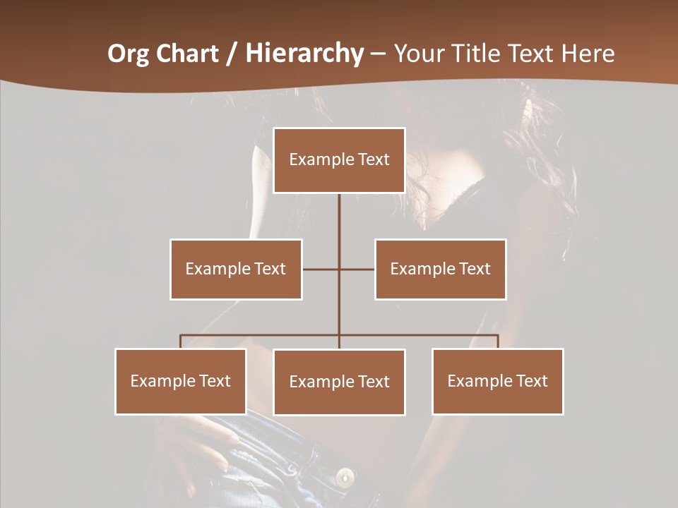 Sensuality Sexy Pose PowerPoint Template