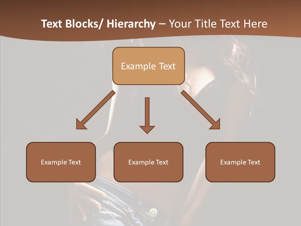 Sensuality Sexy Pose PowerPoint Template