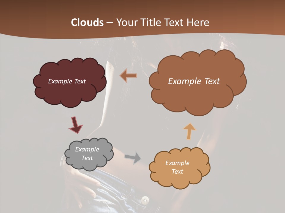 Sensuality Sexy Pose PowerPoint Template