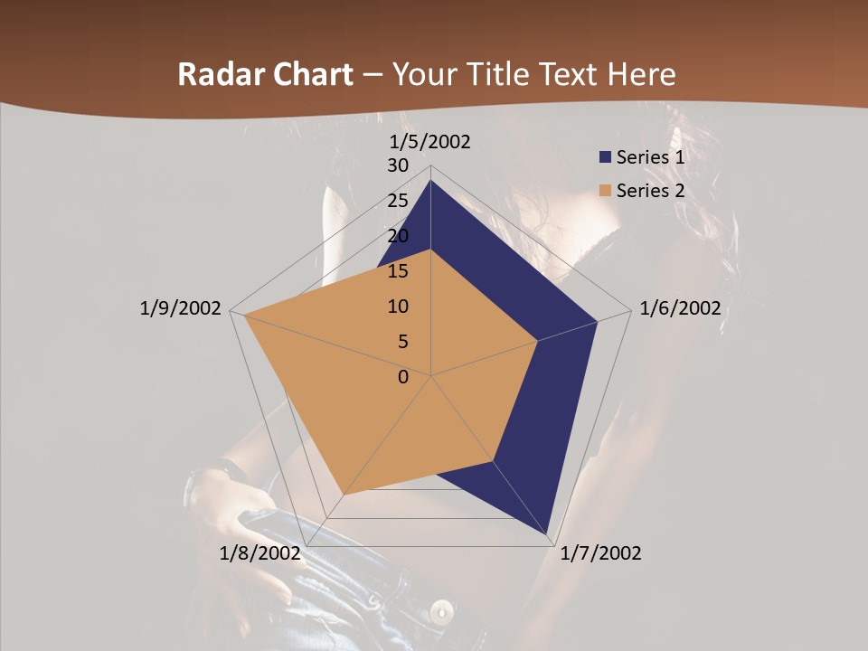 Sensuality Sexy Pose PowerPoint Template