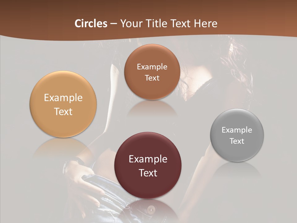 Sensuality Sexy Pose PowerPoint Template