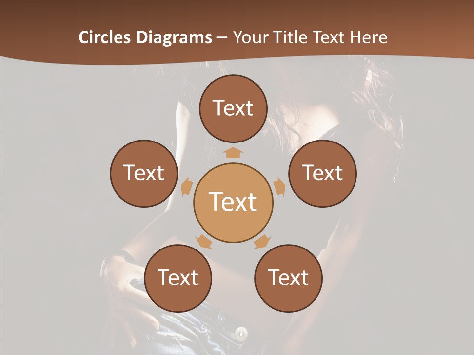 Sensuality Sexy Pose PowerPoint Template