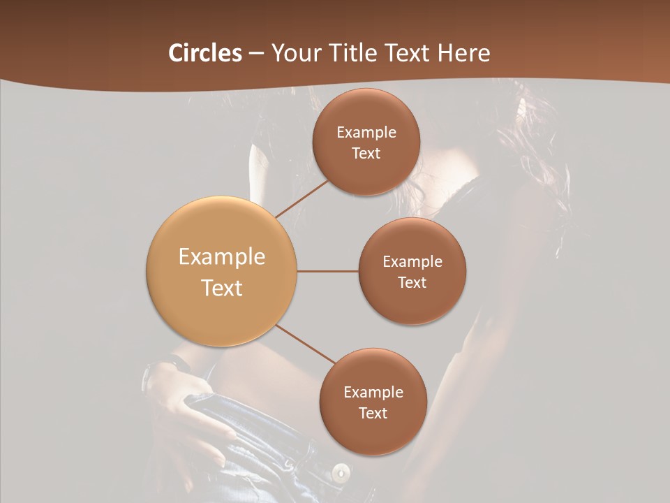 Sensuality Sexy Pose PowerPoint Template