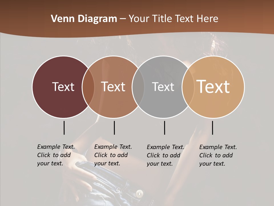 Sensuality Sexy Pose PowerPoint Template