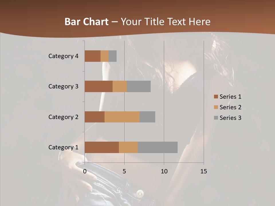 Sensuality Sexy Pose PowerPoint Template