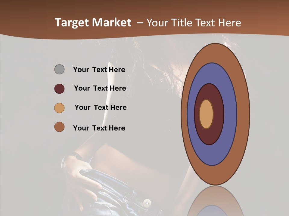 Sensuality Sexy Pose PowerPoint Template