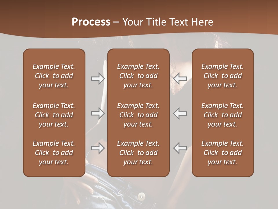 Sensuality Sexy Pose PowerPoint Template