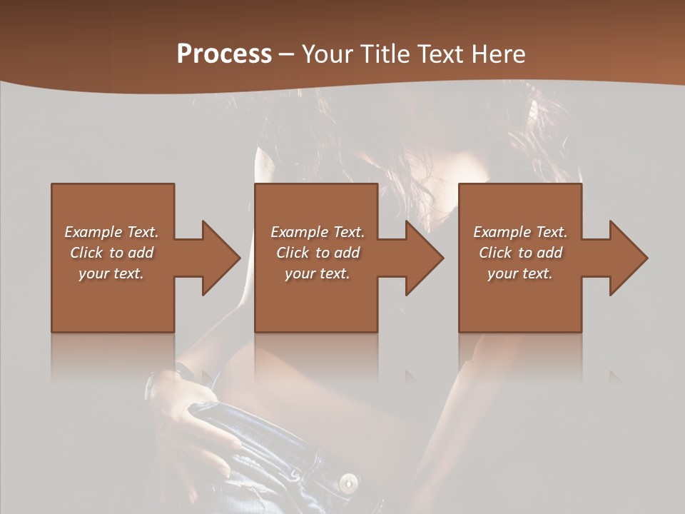 Sensuality Sexy Pose PowerPoint Template