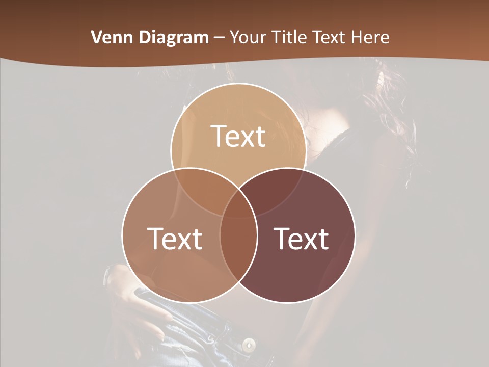 Sensuality Sexy Pose PowerPoint Template