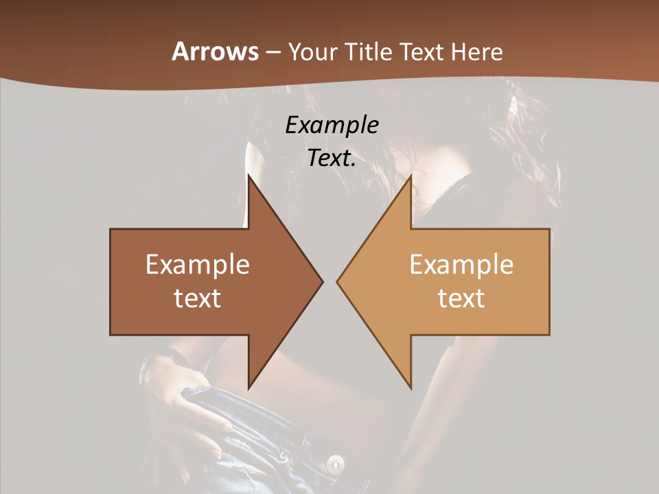 Sensuality Sexy Pose PowerPoint Template
