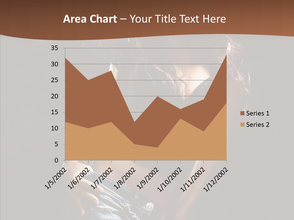 Sensuality Sexy Pose PowerPoint Template