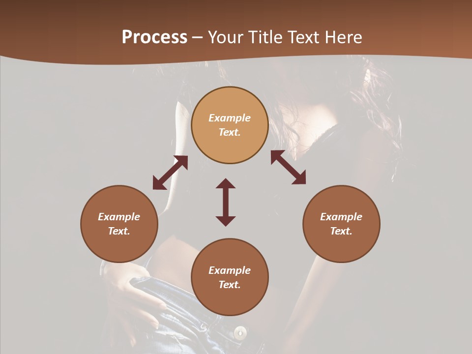 Sensuality Sexy Pose PowerPoint Template