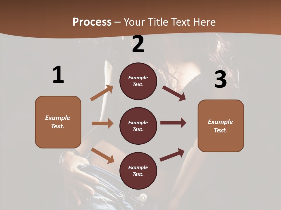 Sensuality Sexy Pose PowerPoint Template