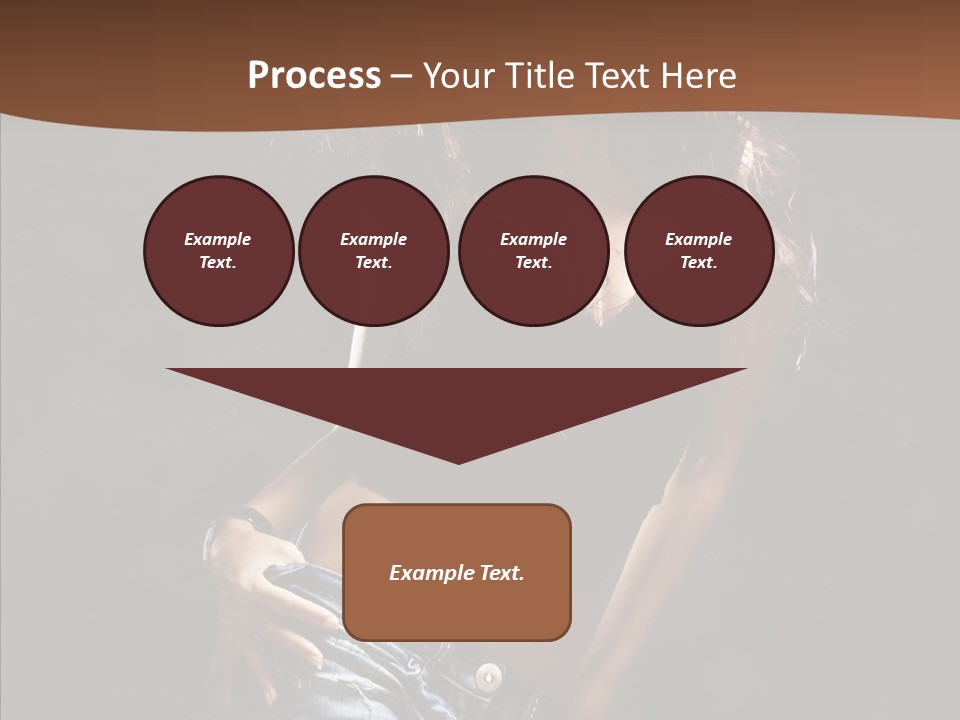Sensuality Sexy Pose PowerPoint Template