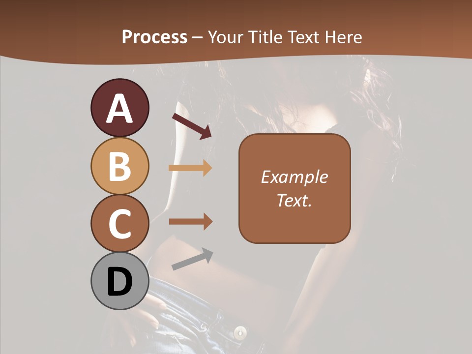 Sensuality Sexy Pose PowerPoint Template