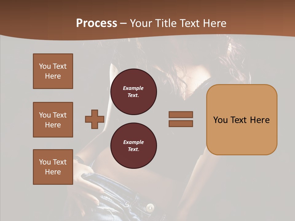 Sensuality Sexy Pose PowerPoint Template
