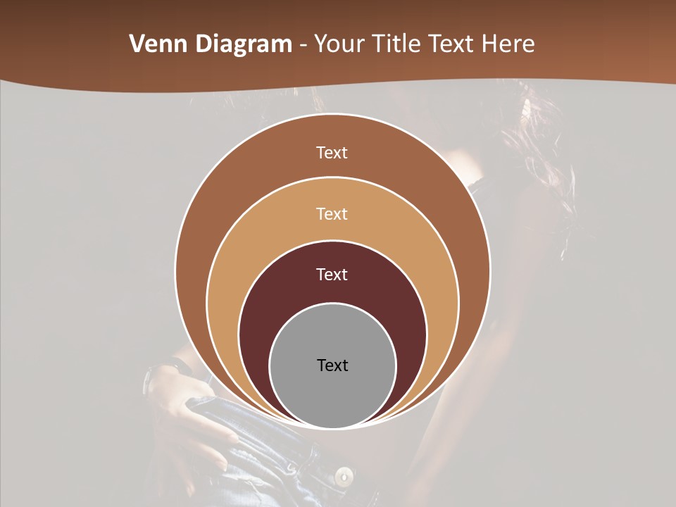 Sensuality Sexy Pose PowerPoint Template