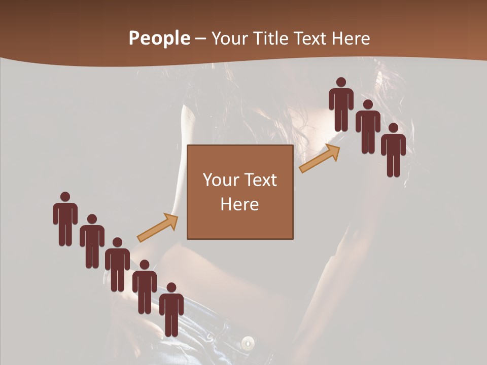 Sensuality Sexy Pose PowerPoint Template