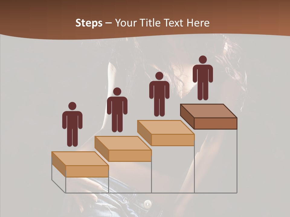 Sensuality Sexy Pose PowerPoint Template