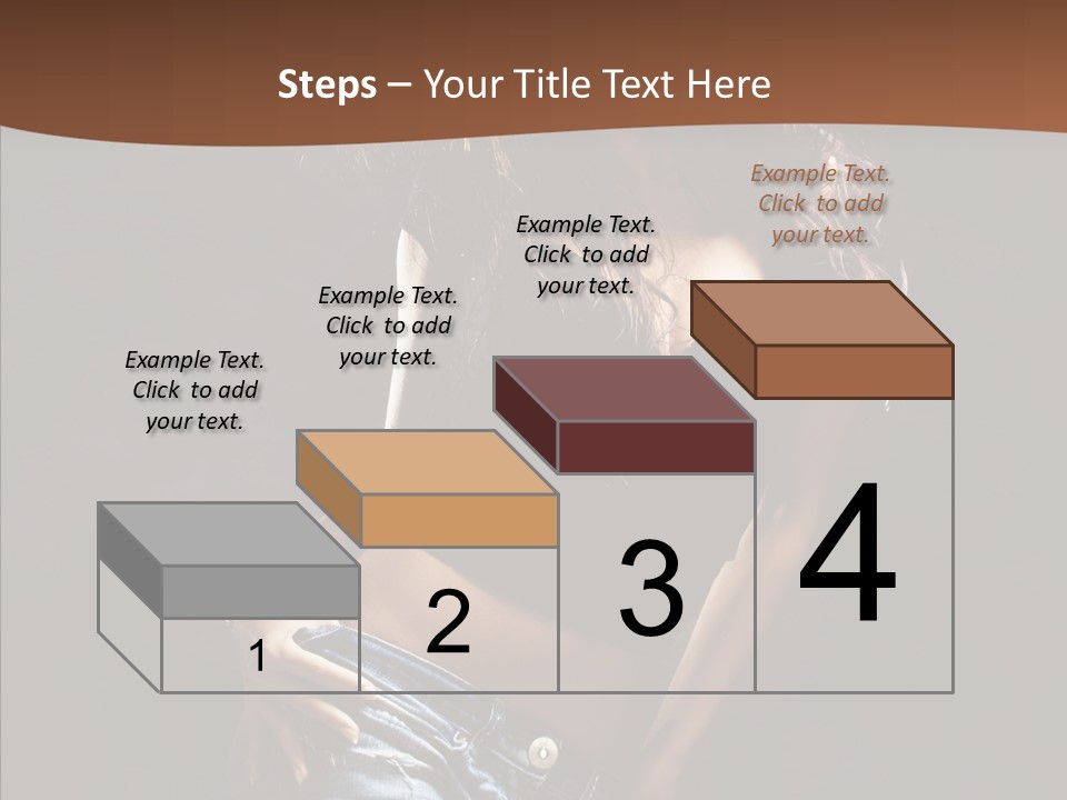 Sensuality Sexy Pose PowerPoint Template