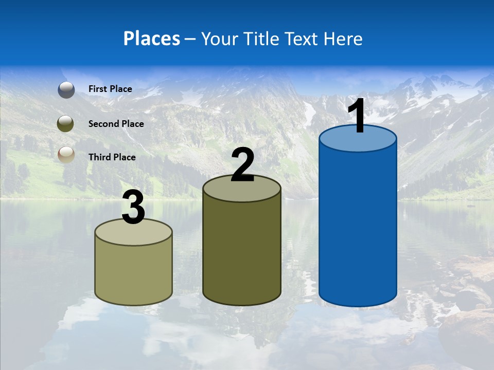 Desolate Clouds Altai PowerPoint Template