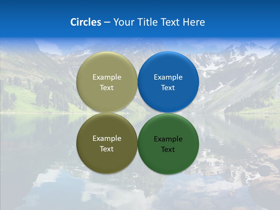 Desolate Clouds Altai PowerPoint Template