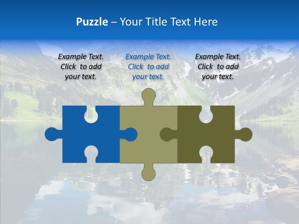 Desolate Clouds Altai PowerPoint Template