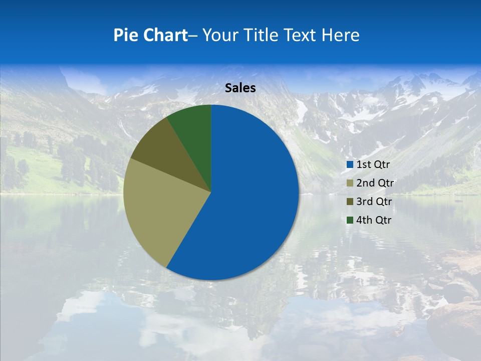 Desolate Clouds Altai PowerPoint Template