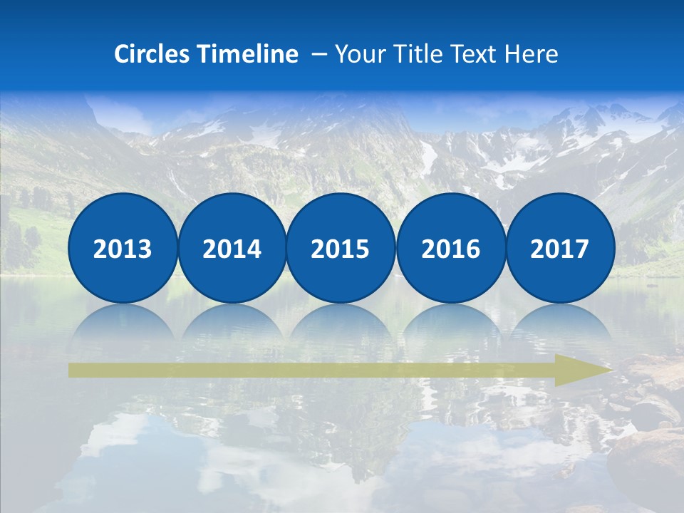 Desolate Clouds Altai PowerPoint Template