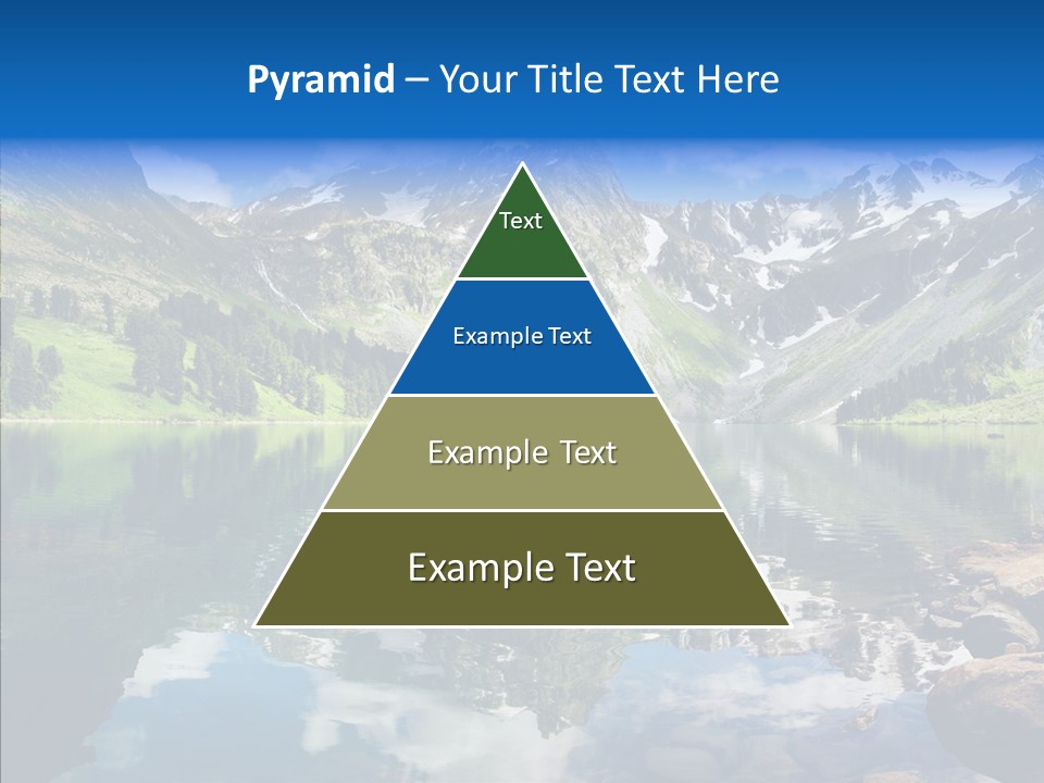 Desolate Clouds Altai PowerPoint Template