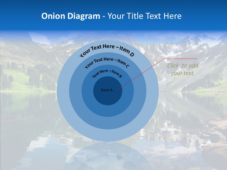 Desolate Clouds Altai PowerPoint Template