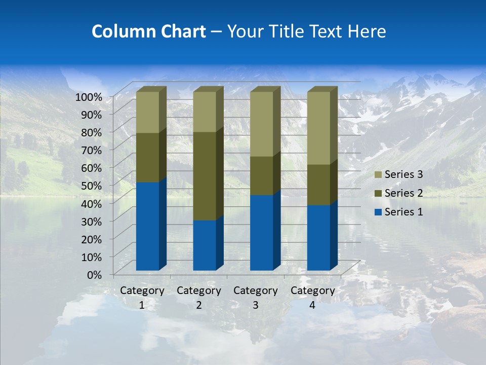 Desolate Clouds Altai PowerPoint Template