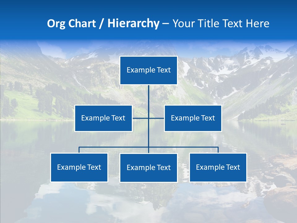 Desolate Clouds Altai PowerPoint Template