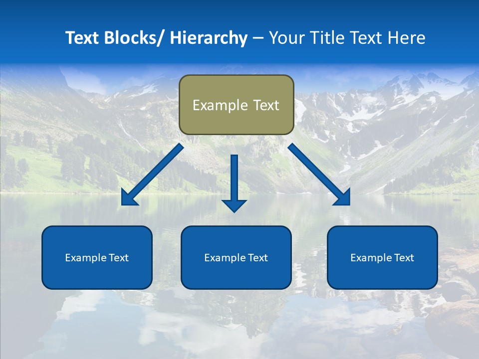 Desolate Clouds Altai PowerPoint Template