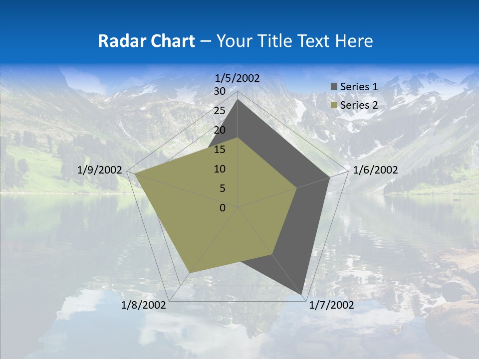 Desolate Clouds Altai PowerPoint Template