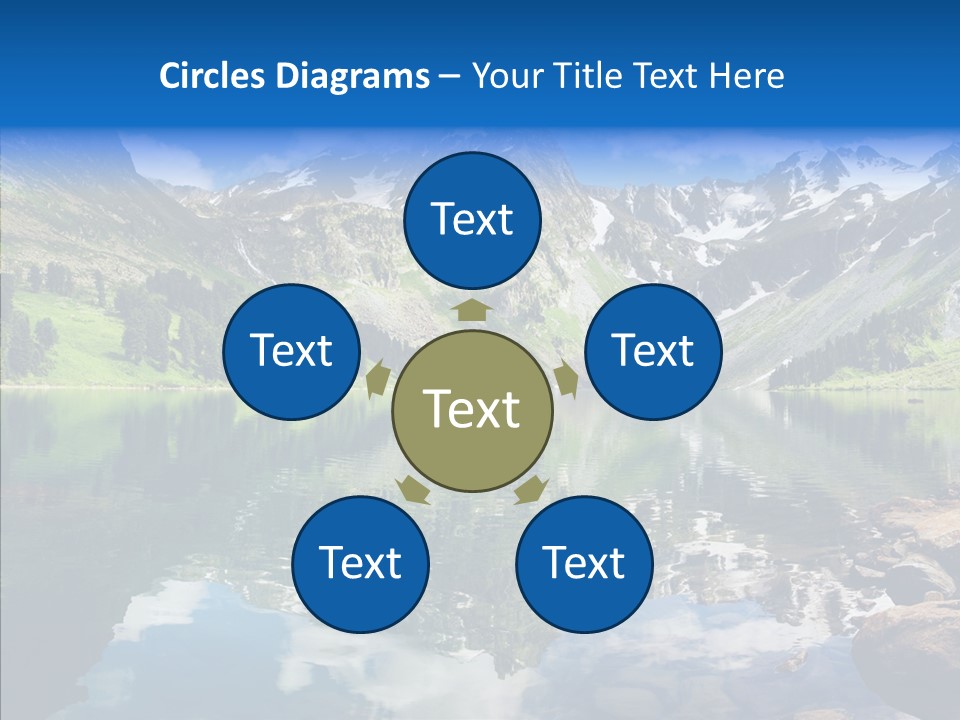 Desolate Clouds Altai PowerPoint Template